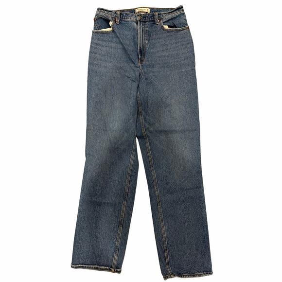 Abercrombie & Fitch Denim - Abercrombie & Fitch Women’s 90’s Straight Ultra High Rise CURVE LOVE size 30 L